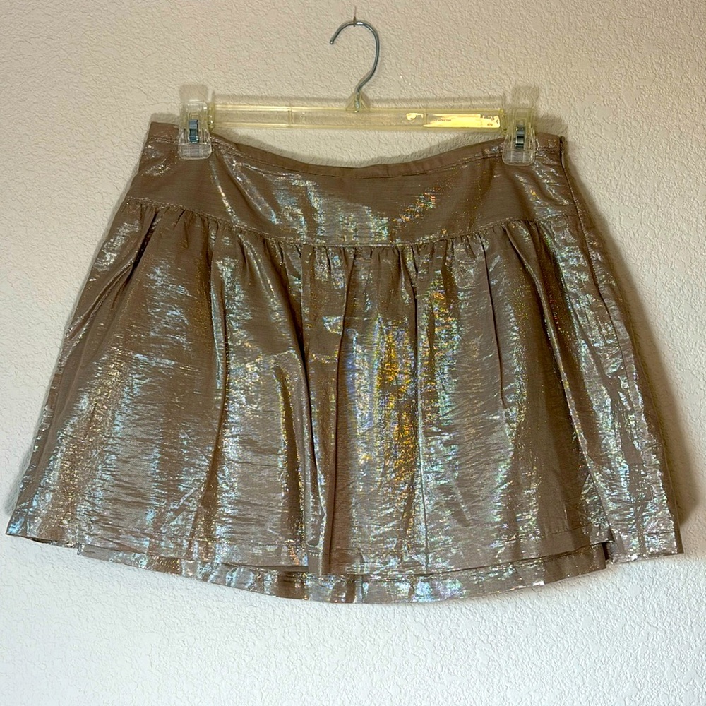 Gold skirt